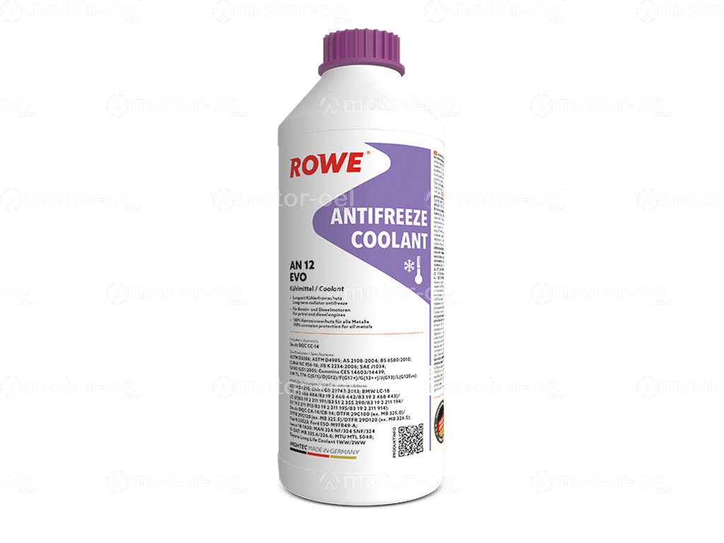 1,5 Liter ROWE HIGHTEC ANTIFREEZE COOLANT AN 12 EVO, 21080