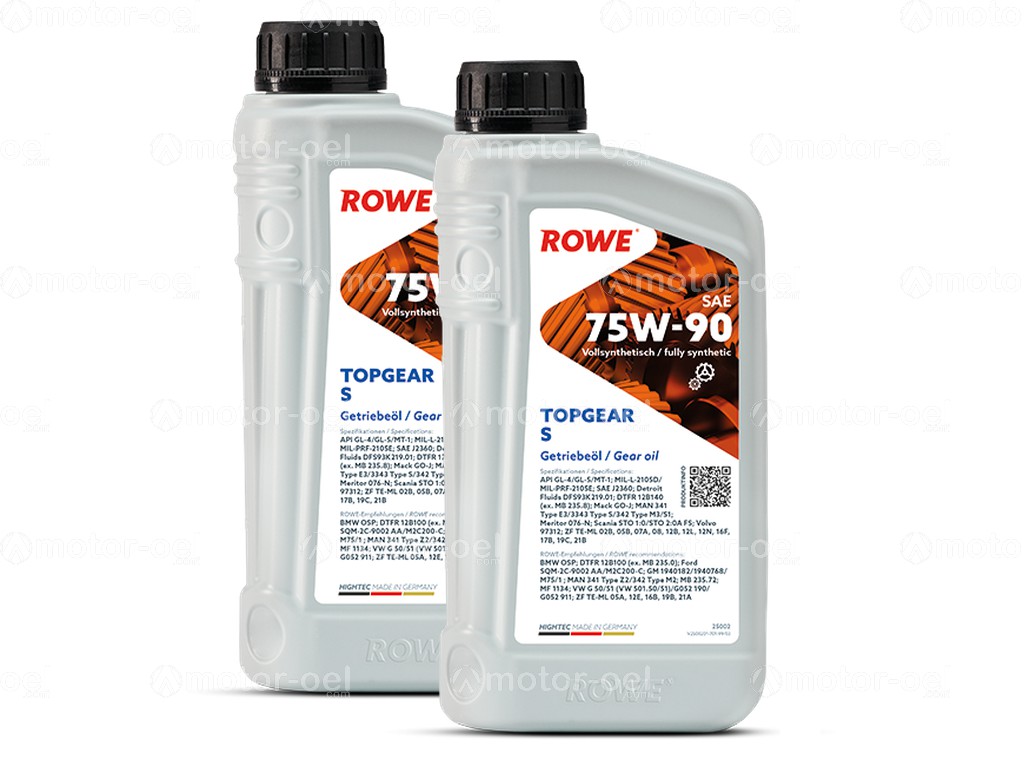 ROWE HIGHTEC TOPGEAR SAE 75W-90 S, 2 Liter (2x1L), 25002