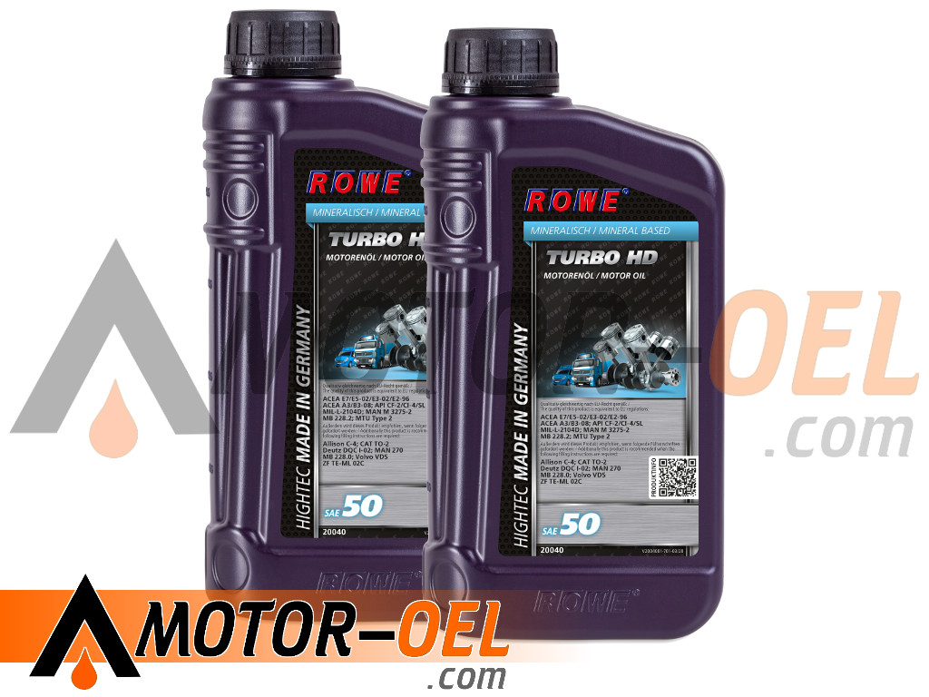 HIGHTEC TURBO HD SAE 50 2 Ltr.