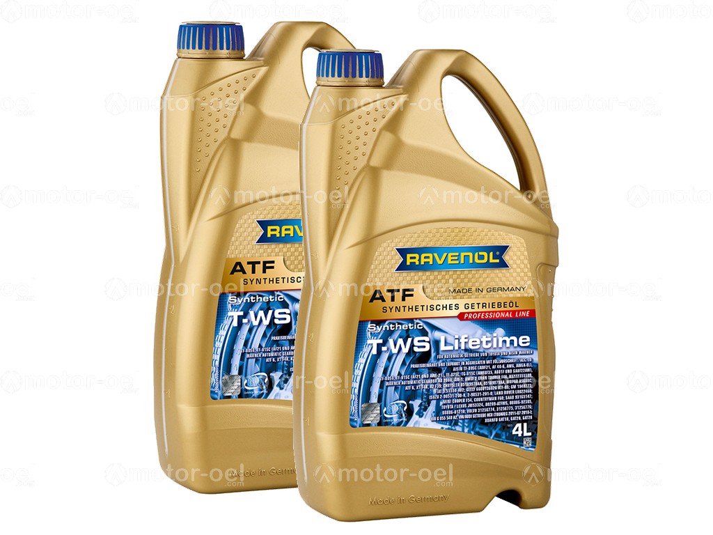 8 Liter (2x4L) RAVENOL ATF T-WS Lifetime 1211106
