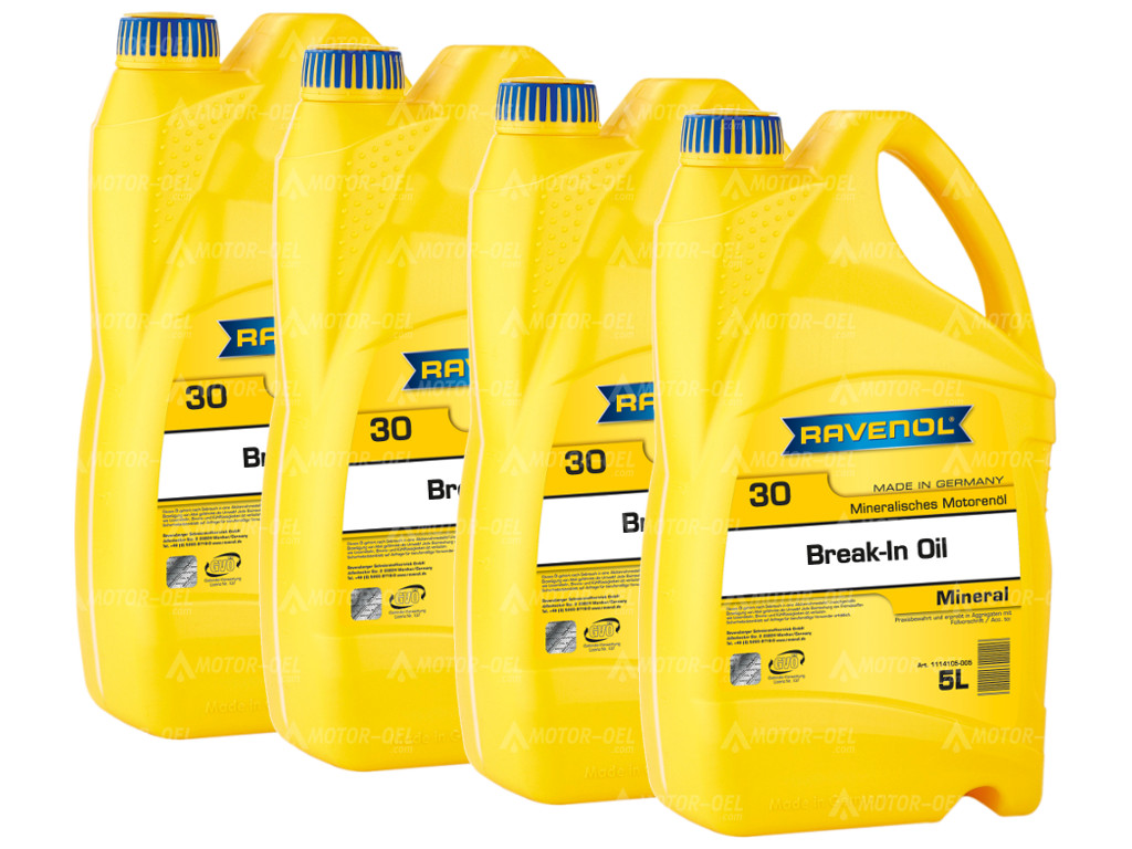 RAVENOL Break-In Oil SAE 30   Einlauföl 20 (4x5) Ltr., 