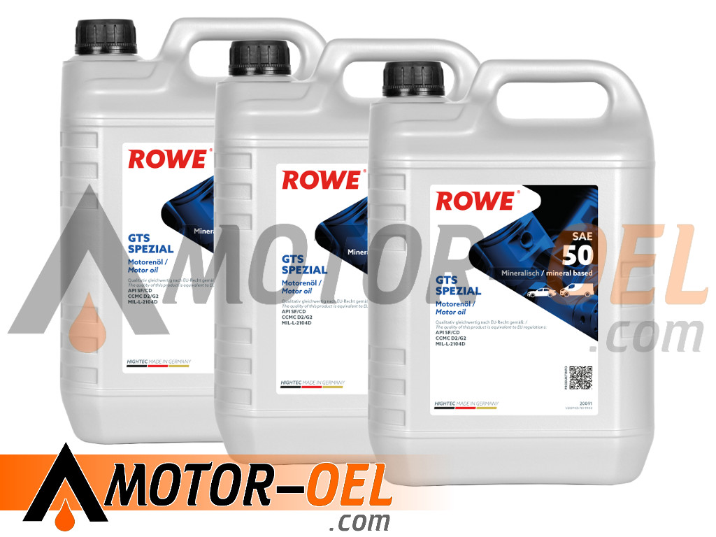 ROWE HIGHTEC GTS SPEZIAL SAE 50 15 (3x5) Ltr.