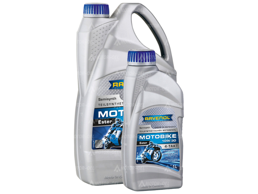RAVENOL Motobike 4-T Ester SAE 10W-30 5 (4+1) Ltr. RAVENOL Motobike 4-T Ester SAE 10W-30 5 (4+1) Ltr.