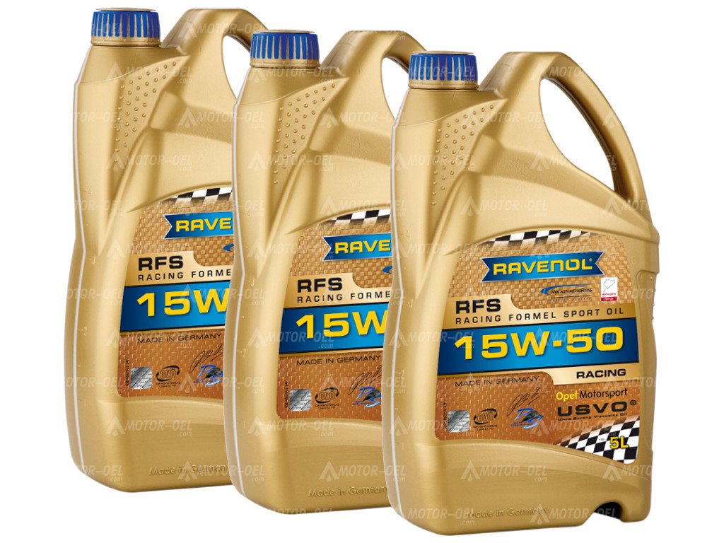 RAVENOL RFS Racing Formel Sport 15W-50 15 (3x5) Ltr.