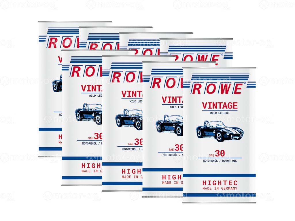ROWE HIGHTEC VINTAGE SAE 30 MILD LEGIERT, 40 Liter (8x5L), 20224