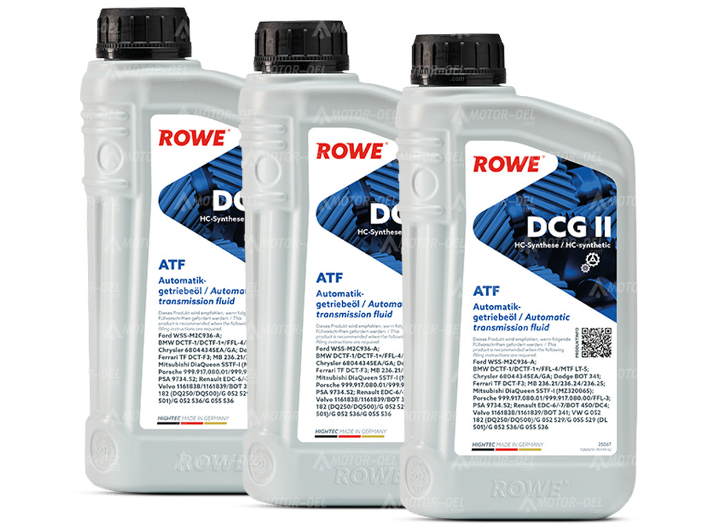 ROWE HIGHTEC ATF DCG II, 3 Liter (3x1L), 25067 ROWE HIGHTEC ATF DCG II, 3 Liter (3x1L), 25067