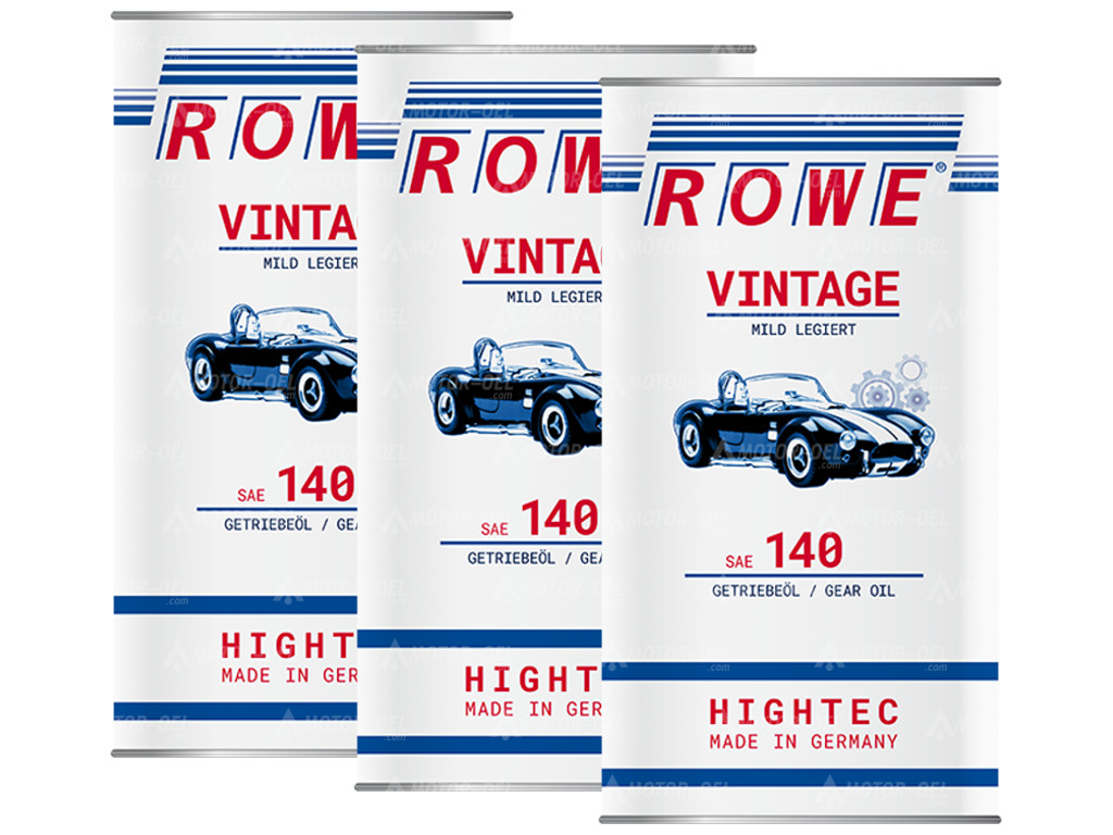 ROWE HIGHTEC VINTAGE SAE 140, 15 Liter (3x5L), 25061 ROWE HIGHTEC VINTAGE SAE 140, 15 Liter (3x5L), 25061