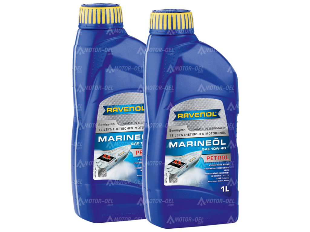 RAVENOL MARINEOIL PETROL SAE 10W-40 2 (2x1) Ltr. RAVENOL MARINEOIL PETROL SAE 10W-40 2 (2x1) Ltr.