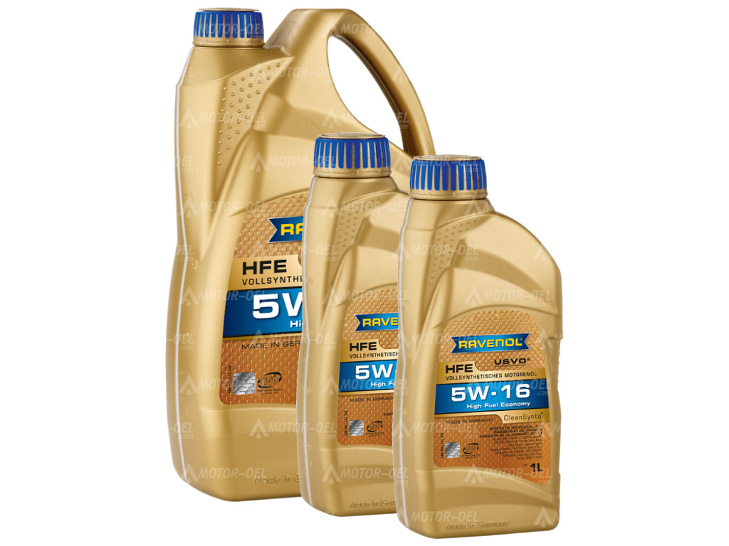 RAVENOL High Fuel Economy HFE SAE 5W-16, 6 Liter (4L+2L), 1111104