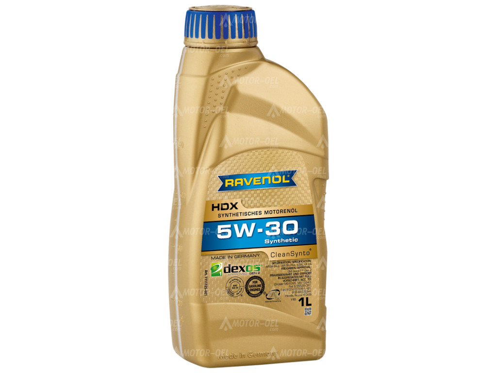 RAVENOL HDX SAE 5W-30, 1 Liter, 1111125