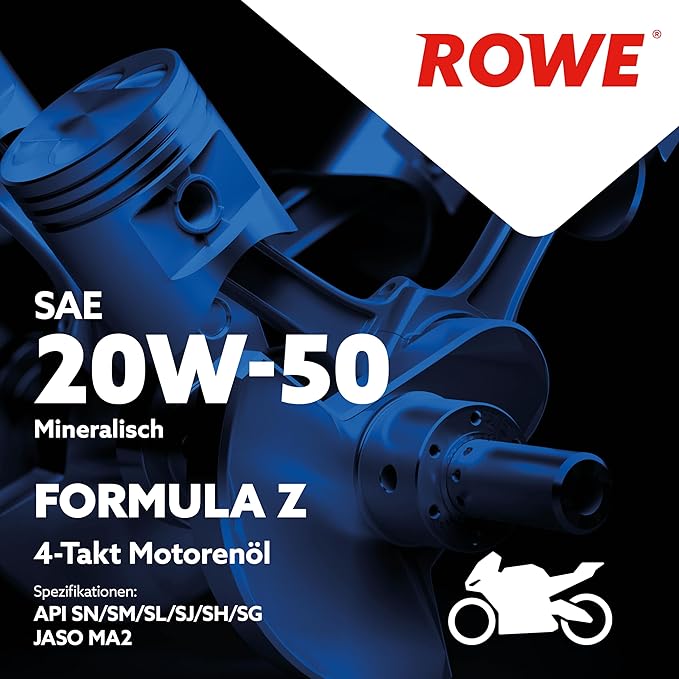 ROWE HIGHTEC FORMULA SAE 20W-50 Z, 40 Liter (8x5L), 20050