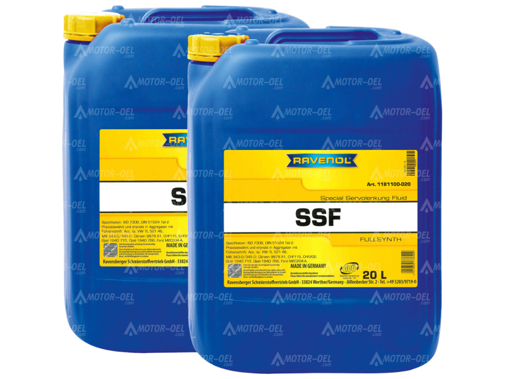 RAVENOL SSF Special Servolenkung Fluid, 40 (2x20) Ltr.