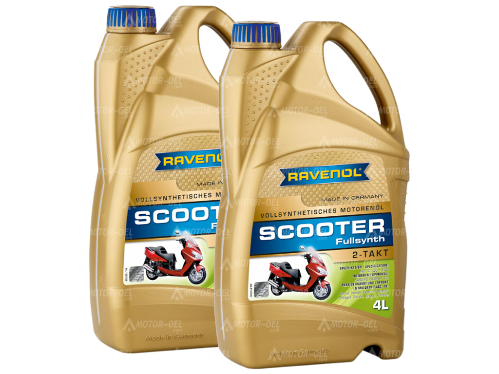 RAVENOL SCOOTER Fullsynth. 2-Takt 8 (2x4) Ltr.