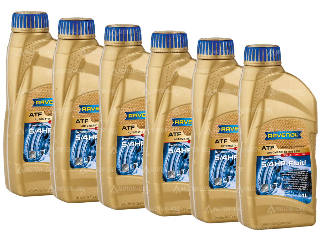 RAVENOL ATF 5/4 HP Fluid 6 (6x1) Ltr.  RAVENOL ATF 5/4 HP Fluid 6 (6x1) Ltr.