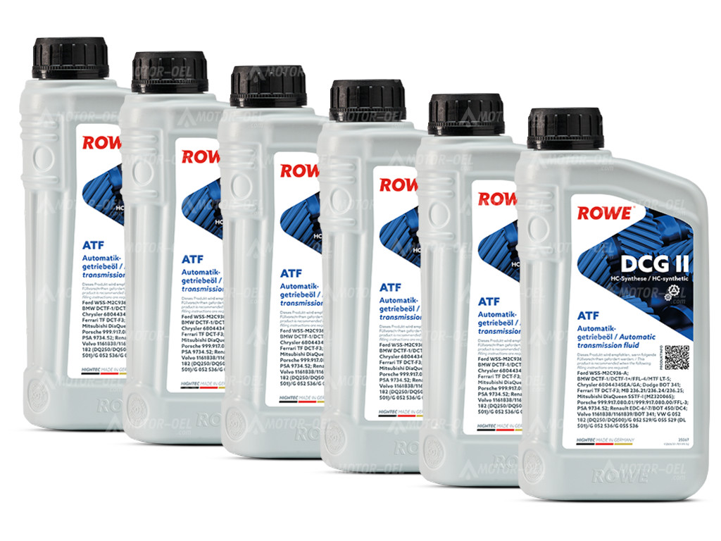 ROWE HIGHTEC ATF DCG II, 6 Liter (6x1L), 25067 ROWE HIGHTEC ATF DCG II, 6 Liter (6x1L), 25067