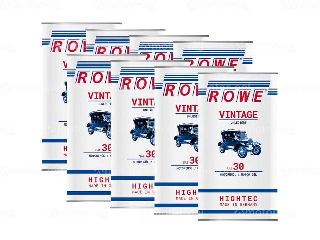 ROWE HIGHTEC VINTAGE SAE 30 UNLEGIERT, 40 Liter (8x5L), 20038