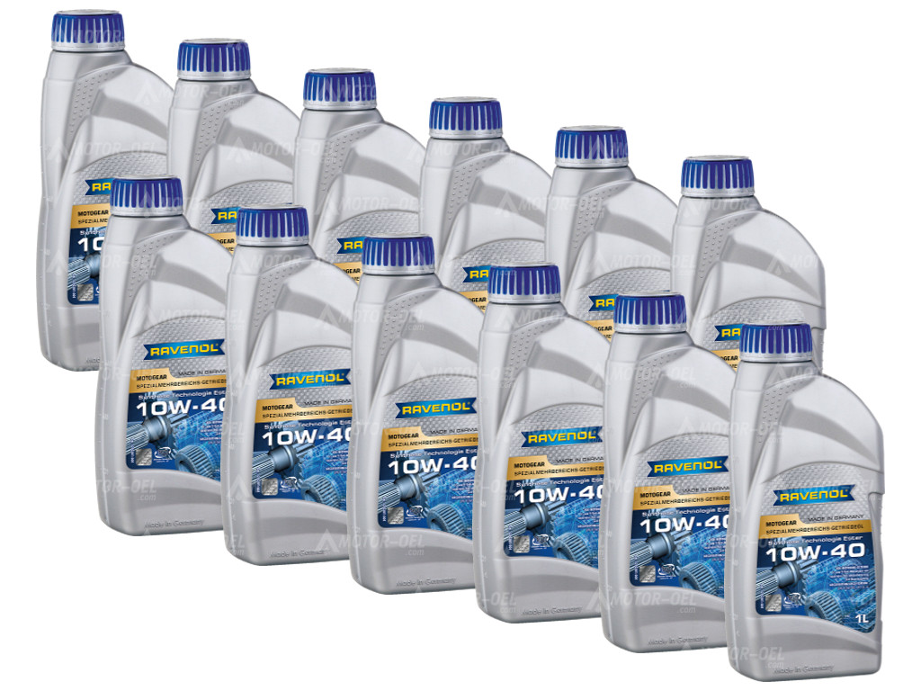 RAVENOL Motogear SAE 10W-40 GL-4 12 (12x1) Ltr.