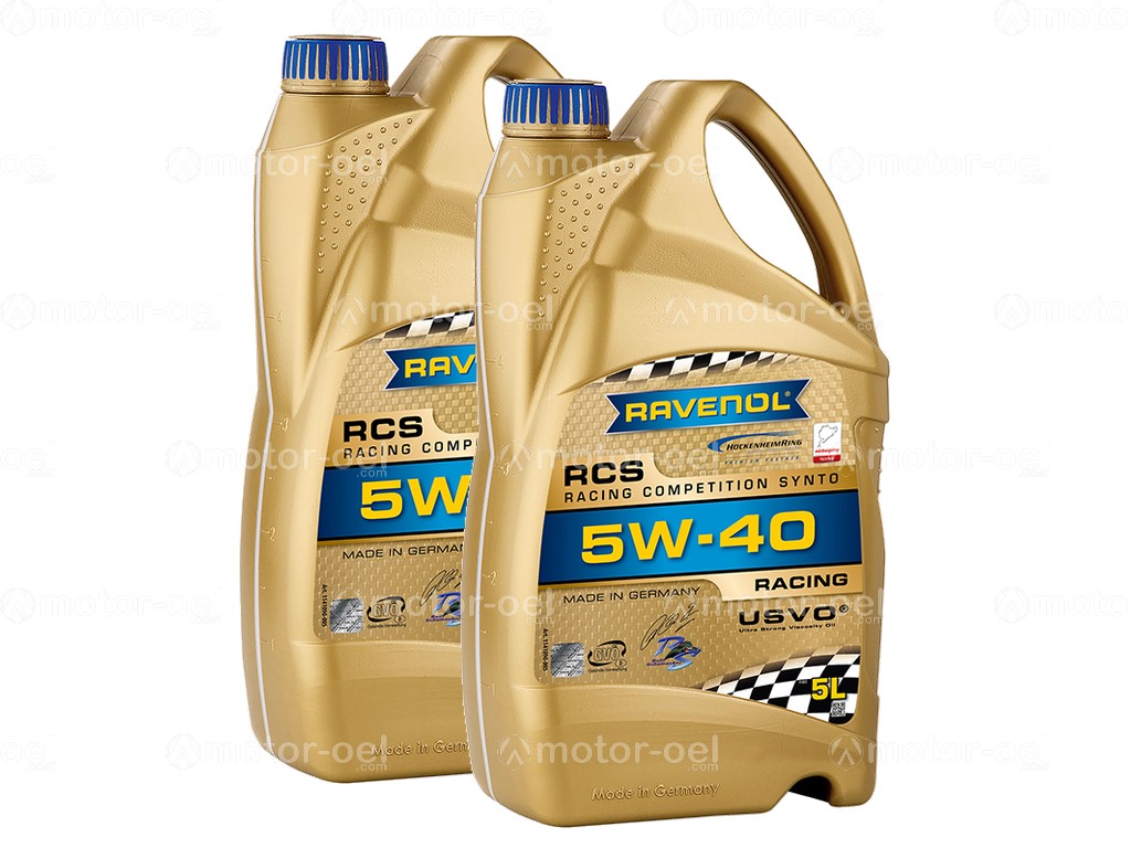 10 Liter (2x5L) RAVENOL RCS Racing Competition Synto SAE 5W-40 1141090