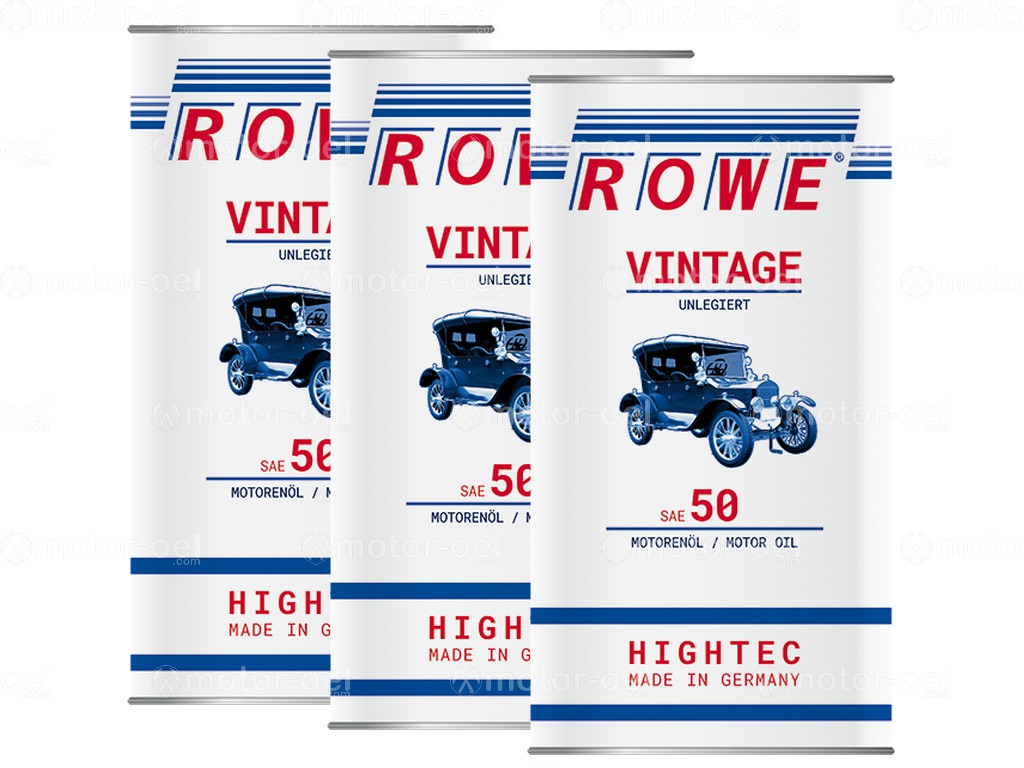 ROWE HIGHTEC VINTAGE SAE 50 UNLEGIERT, 15 Liter (3x5L), 20039