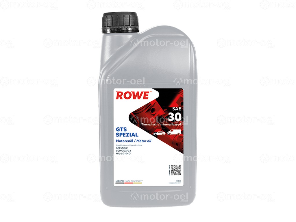 ROWE HIGHTEC GTS SPEZIAL SAE 30, 1 Liter, 20052