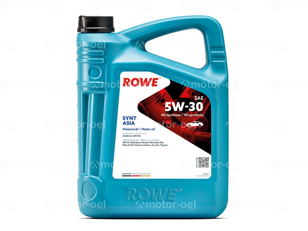 ROWE HIGHTEC SYNT ASIA SAE 5W-30, 5 Liter, 20245