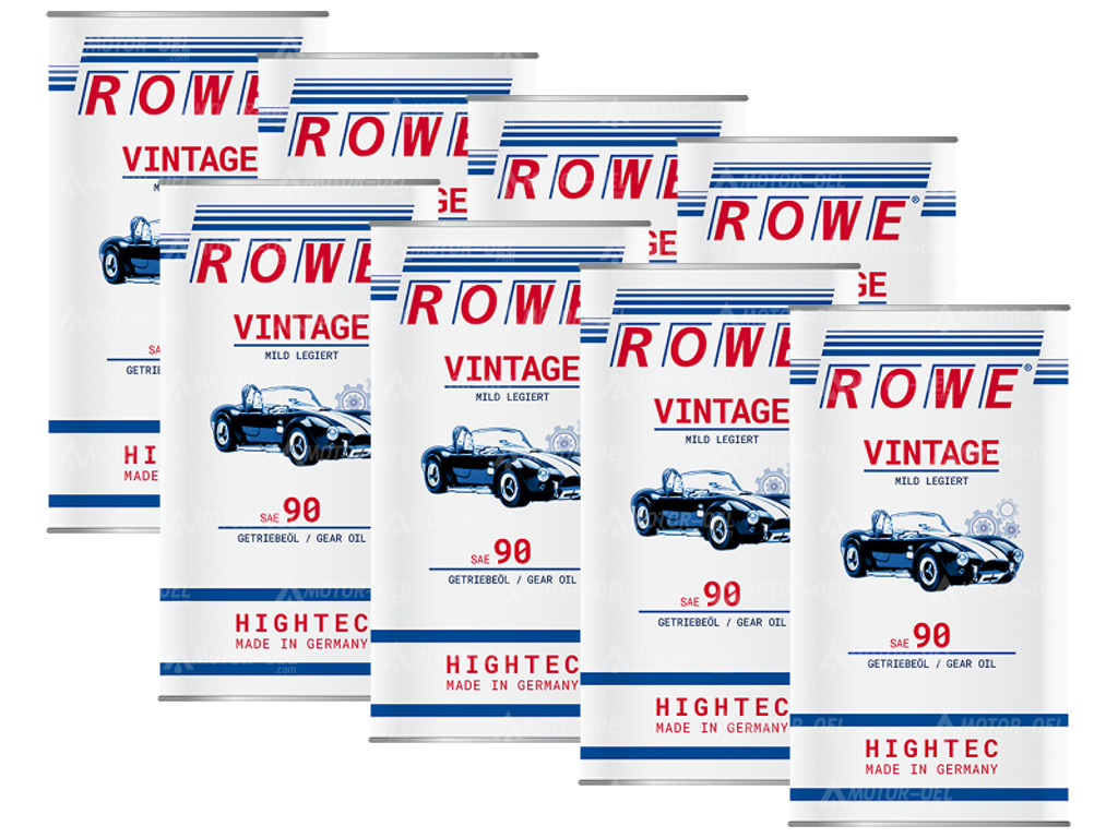 ROWE HIGHTEC VINTAGE SAE 90, 40 Liter (8x5L), 25056 ROWE HIGHTEC VINTAGE SAE 90, 40 Liter (8x5L), 25056