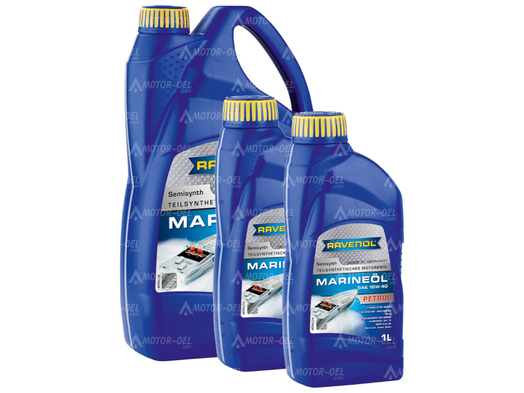 RAVENOL MARINEOIL PETROL SAE 10W-40 6 (4+2) Ltr. RAVENOL MARINEOIL PETROL SAE 10W-40 6 (4+2) Ltr.