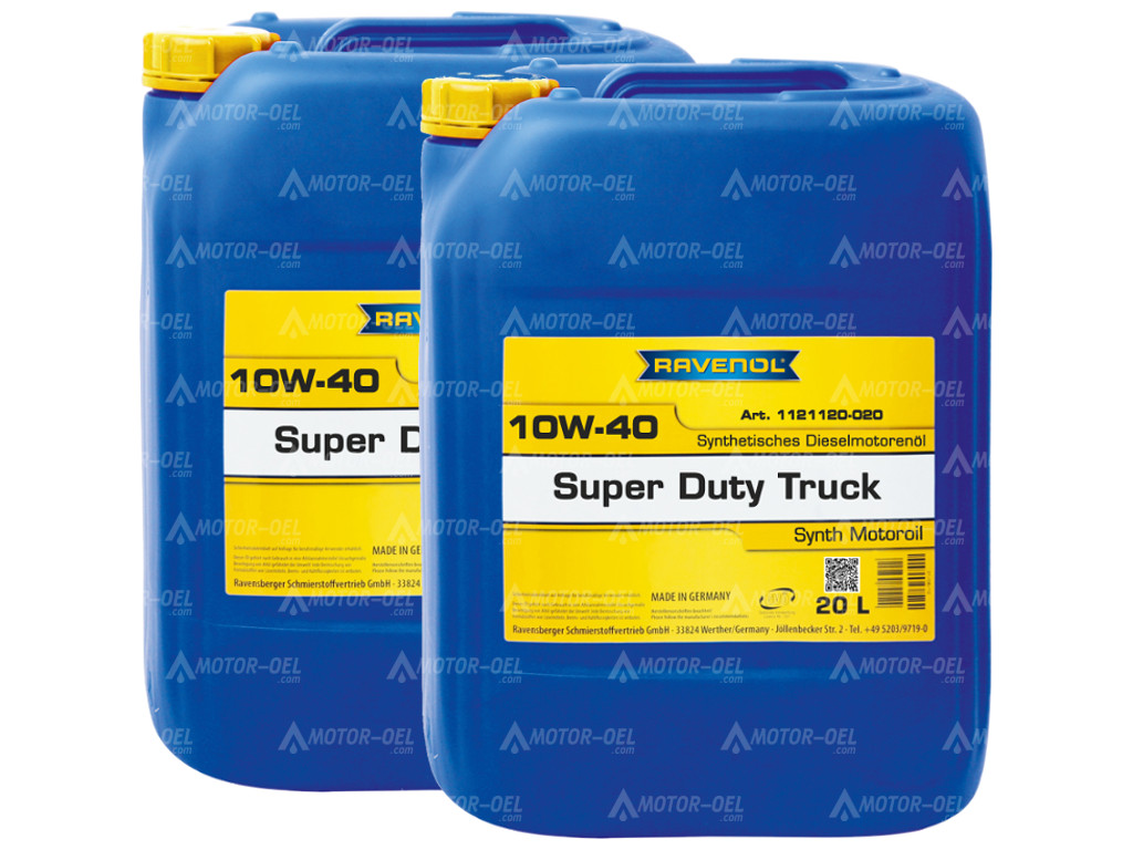 RAVENOL SDT Super Duty Truck SAE 10W-40 40 (2x20) Ltr., RAVENOL SDT Super Duty Truck SAE 10W-40 40 (2x20) Ltr.,