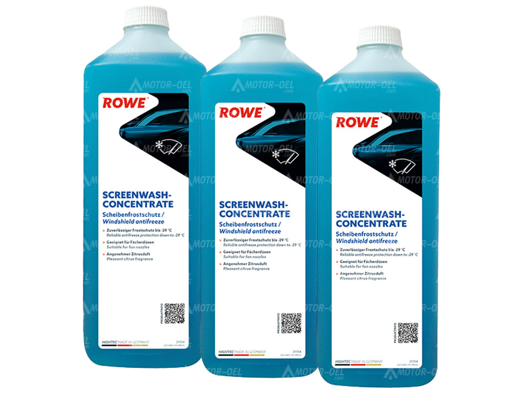 ROWE HIGHTEC SCREENWASH-CONCENTRATE, 3 Liter (3x1L), 21104