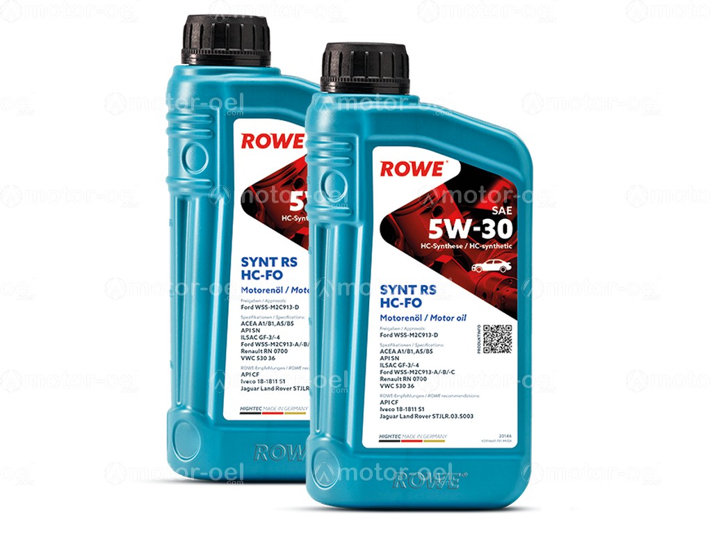 ROWE HIGHTEC SYNT RS SAE 5W-30 HC-FO, 2 Liter (2x1L), 20146