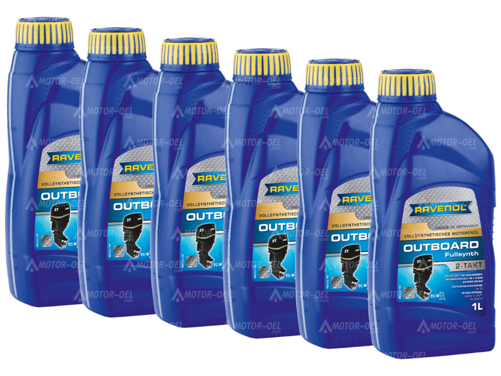 RAVENOL Outboardoel 2T Fullsynth. 6 Ltr.