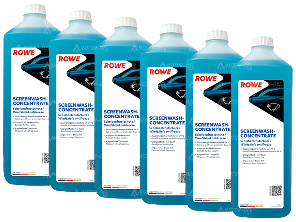 ROWE HIGHTEC SCREENWASH-CONCENTRATE, 6 Liter (6x1L), 21104