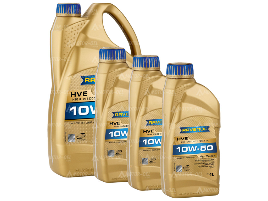 RAVENOL HVE High Viscosity Ester Oil SAE 10W-50 8 (5+3) Ltr.