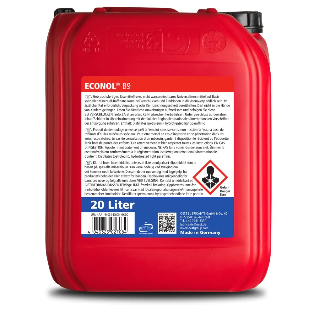 OEST Econol® B 9, 20 Liter, 35858