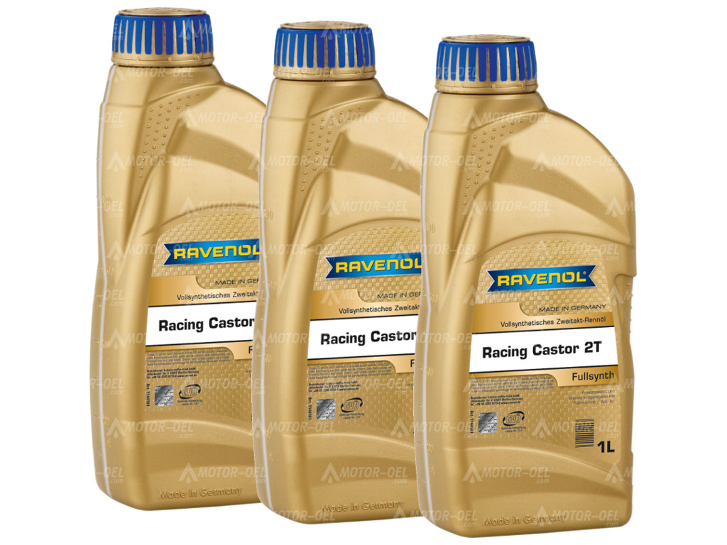 RAVENOL Racing Castor 2T, 3 Liter (3x1L), 1144101
