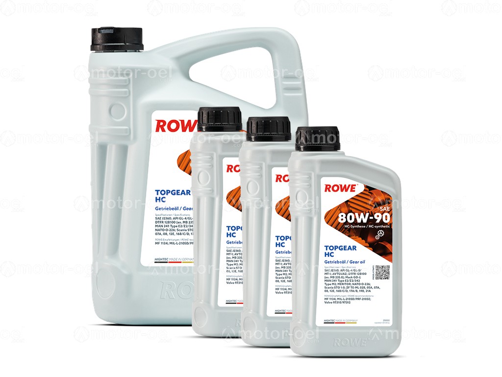 ROWE HIGHTEC TOPGEAR SAE 80W-90 HC, 8 Liter (5L+3L), 25000