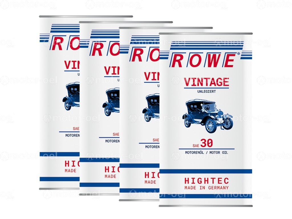 ROWE HIGHTEC VINTAGE SAE 30 UNLEGIERT, 20 Liter (4x5L), 20038