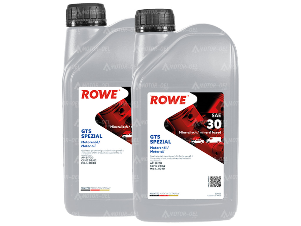 2 Liter (2x1L) ROWE HIGHTEC GTS SPEZIAL SAE 30 20052