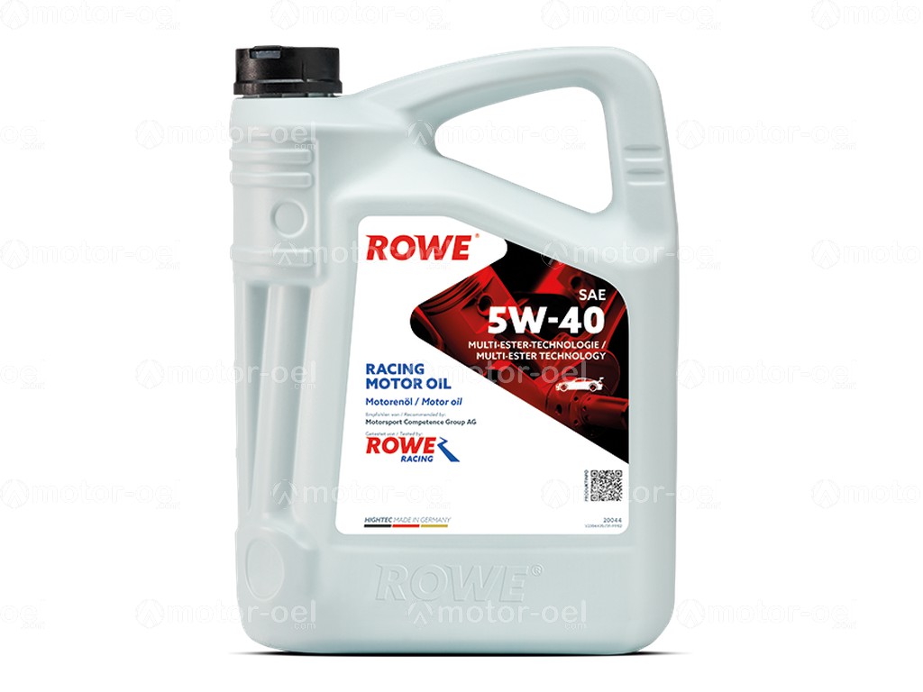 ROWE HIGHTEC RACING MOTOR OIL SAE 5W-40, 5 Liter, 20044