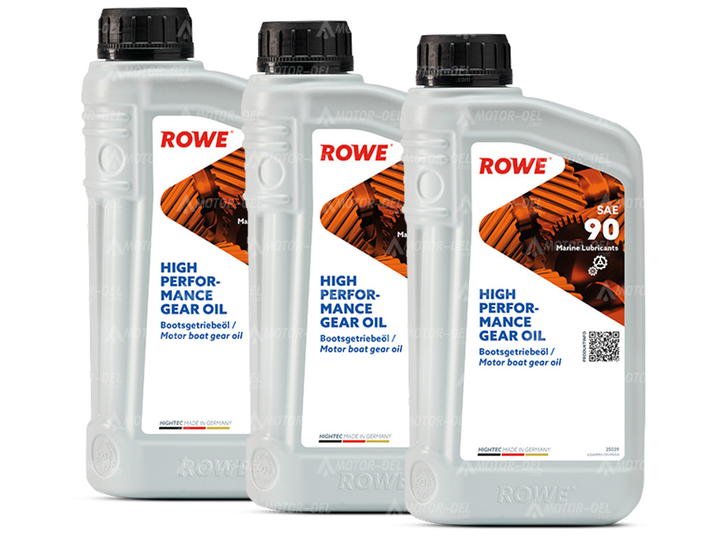 ROWE HIGHTEC HIGH PERFORMANCE GEAR OIL SAE 90, 3 Liter (3x1L), 25039