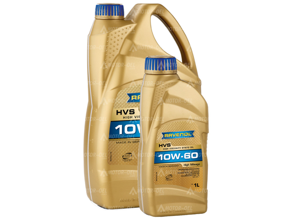 RAVENOL HVS High Viscosity Synto Oil SAE 10W-60 6 (5+1) Ltr.