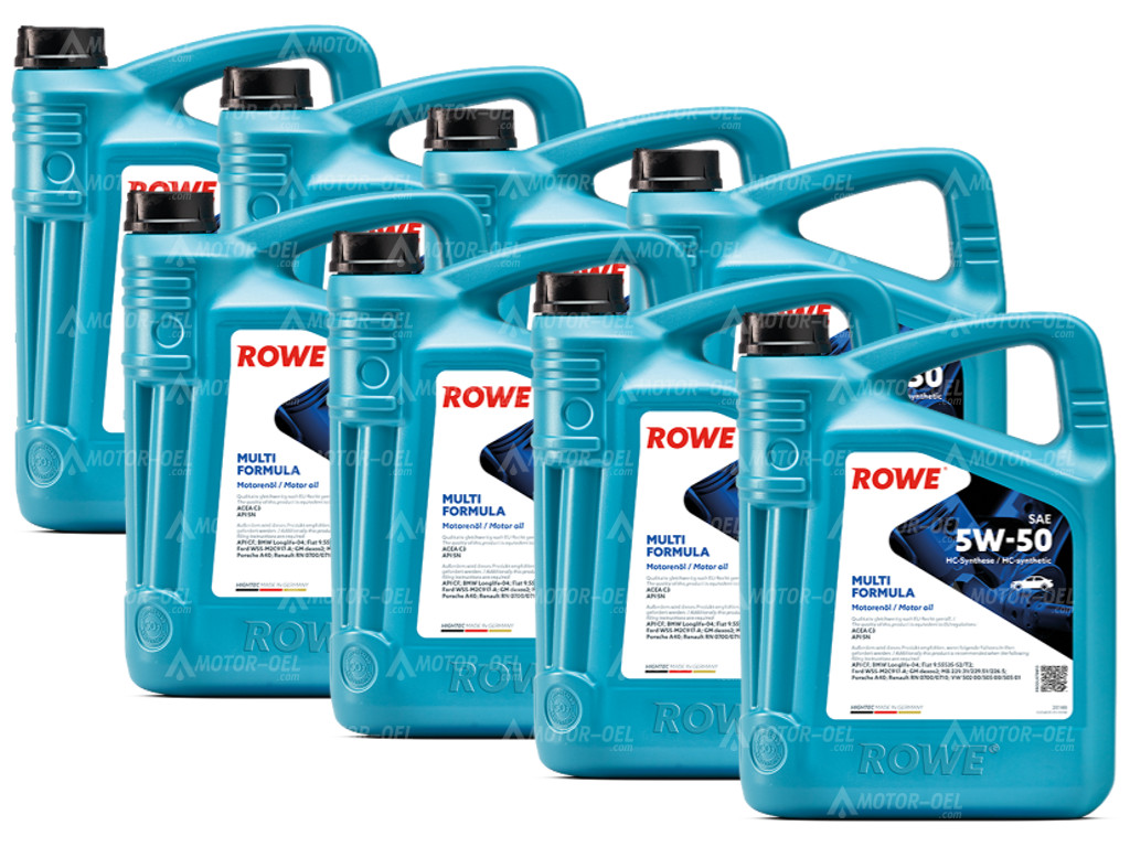 ROWE HIGHTEC MULTI FORMULA SAE 5W-50, 40 Liter (8x5L), 20148