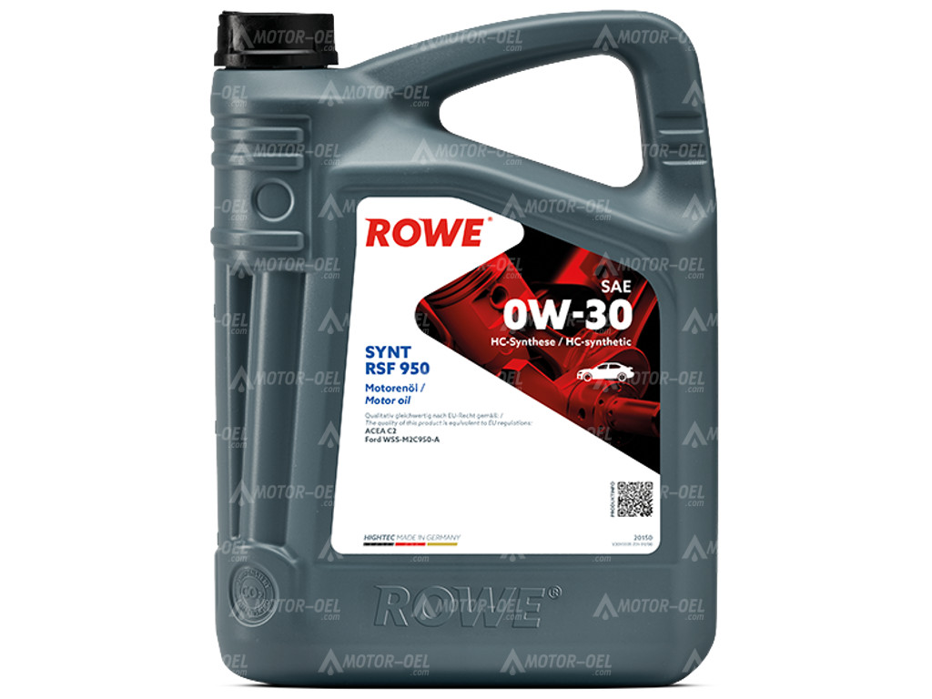 ROWE HIGHTEC SYNT RSF 950 SAE 0W-30, 5 Liter, 20150
