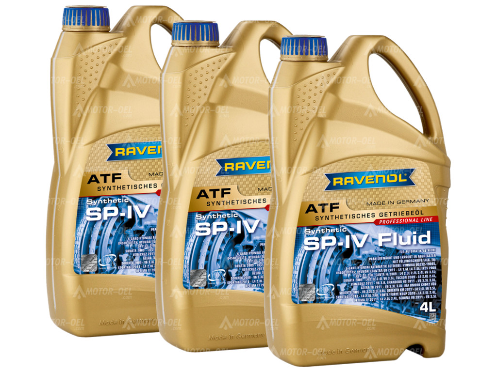 RAVENOL ATF SP-IV Fluid 12 Liter (3x4L), 1211107 RAVENOL ATF SP-IV Fluid 12 Liter (3x4L), 1211107