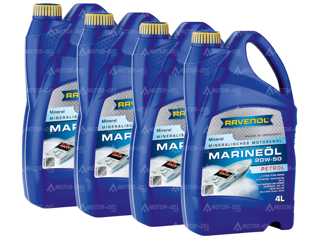 RAVENOL MARINEOIL PETROL SAE 20W-50 16 (4x4) Ltr.