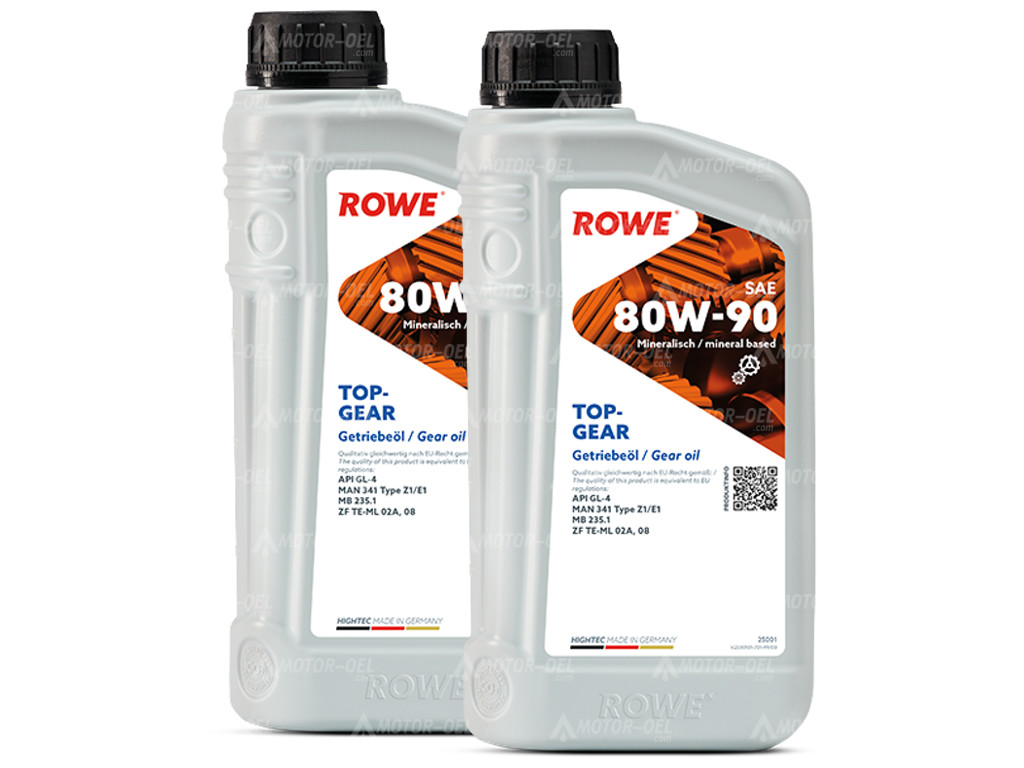 ROWE HIGHTEC TOPGEAR SAE 80W-90, 2 Liter (2x1L), 25001
