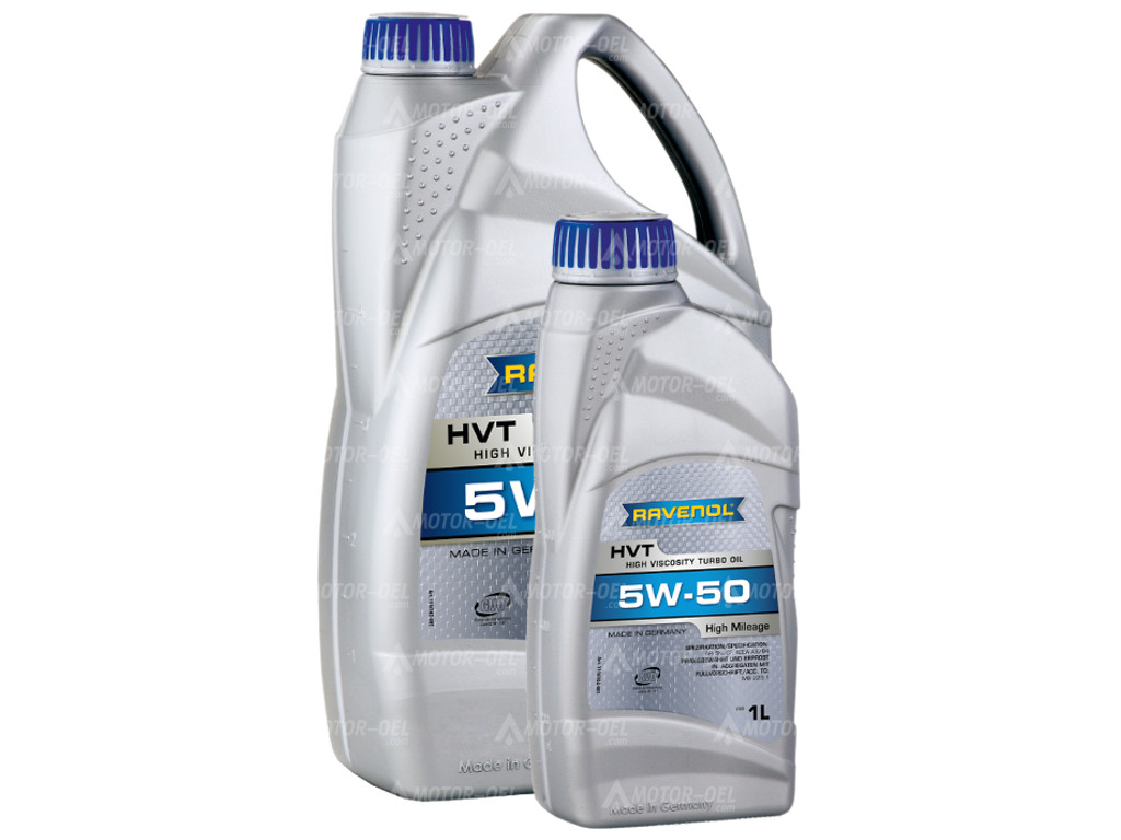 RAVENOL HVT High Viscosity Turbo Oil SAE 5W-50, 6 Liter (5L+1L), 1116102