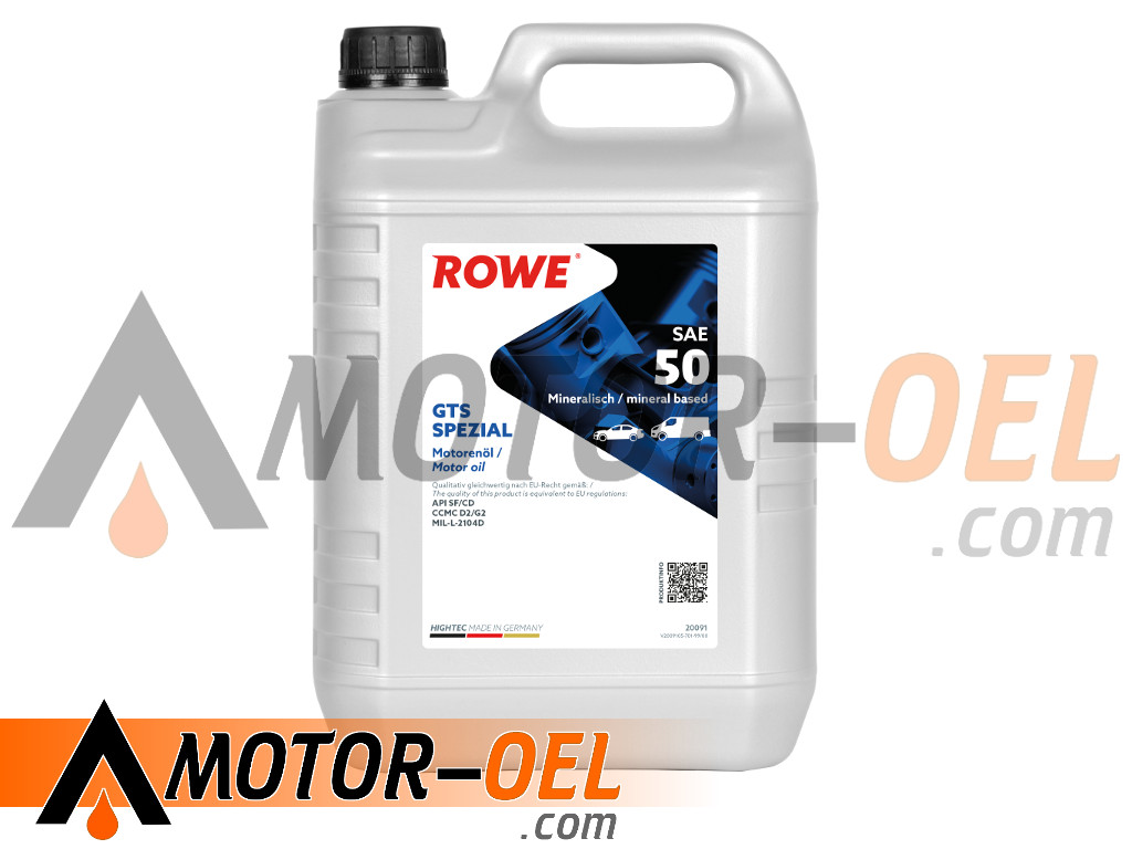 ROWE HIGHTEC GTS SPEZIAL SAE 50 5 Ltr.