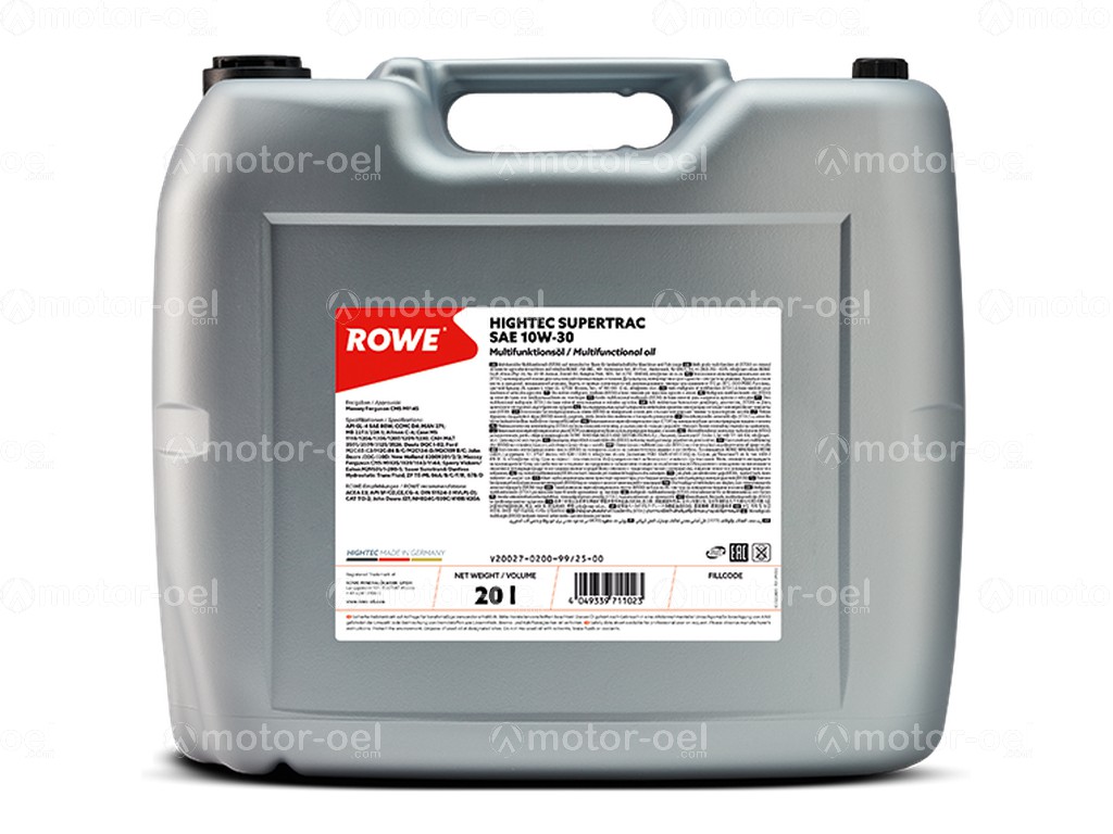 ROWE HIGHTEC SUPERTRAC SAE 10W-30, 20 Liter, 20027