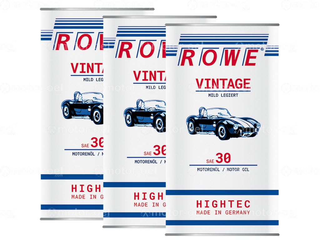 ROWE HIGHTEC VINTAGE SAE 30 MILD LEGIERT, 15 Liter (3x5L), 20224